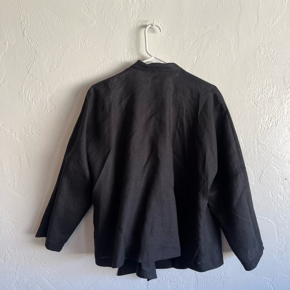 Itemz Linen jacket. One size fits most. New with tags - Picture 3 of 7